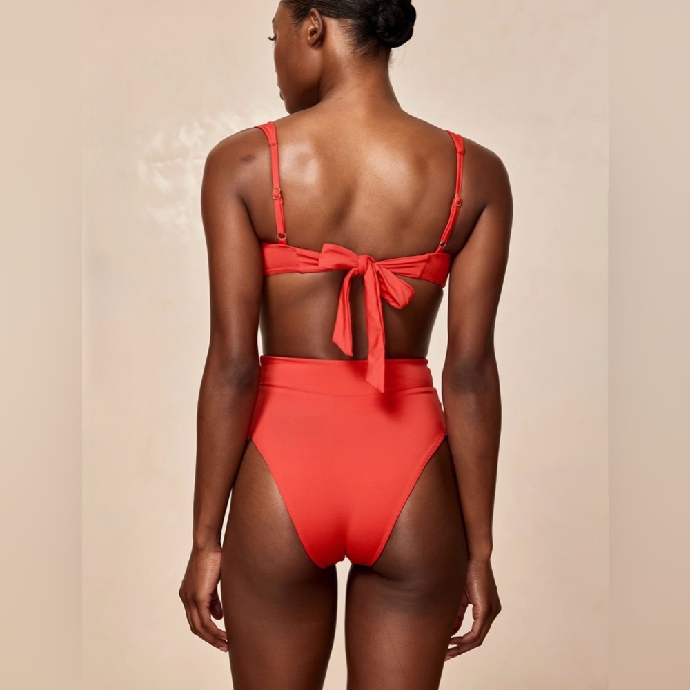 Monday Swimwear COSTA RICA BOTTOM - CHILI PEPPER Size medium - Picture 3 of 7